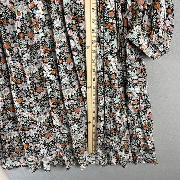 Natural Life Floral Dress Womens XL Pleated Boho Peasant Cottagecore Fairy NWT - Picture 9 of 14